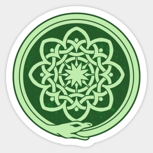 Ouroboros Celtic Knot Serpent Sticker